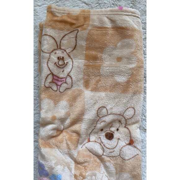 Disney Winnie The Pooh Piglet Preschool Toddler Throw Blanket 40 X 50” NEW - Picture 12 of 13